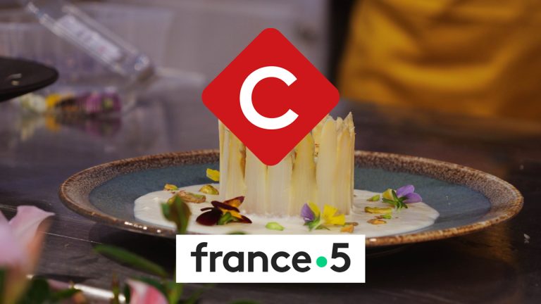 Asperge du Blayais IGP dans l'émission C à Vous